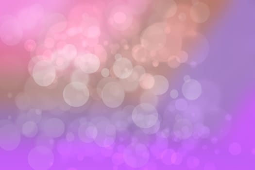 Purple bright abstract Bokeh with colorful circles. Template for your product display montage . Beautiful texture.