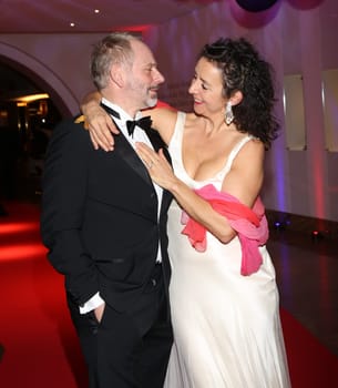 Michael Lott and his wife Dorothea Lott ,.New Year Eve reception at the Hotel Grand Elysee  in Hamburg 31.12.2018