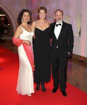 Dorothea Lott, Christina Block ,Michael Lott  ,.New Year Eve reception at the Hotel Grand Elysee  in Hamburg 31.12.2018