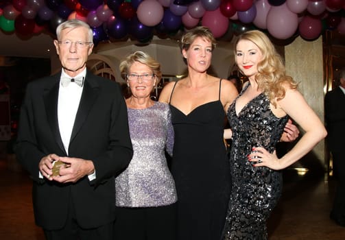 Eugen Block , Christa Block, Christian Block,Sandra Quadflieg ,.New Year Eve reception at the Hotel Grand Elysee  in Hamburg 31.12.2018