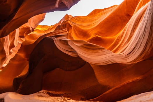 Lower Antelope Canyon in the Navajo Reservation near Page, Arizona USA