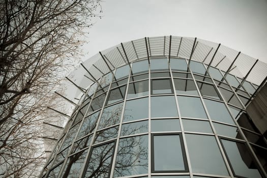 Glass and steel construction,modern architecture,AOK building,Ingolstadt,Bavaria