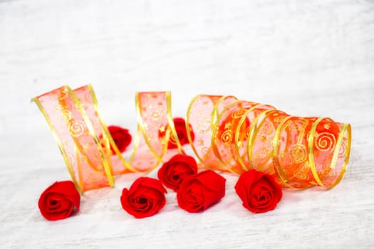 Valentines day and red roses