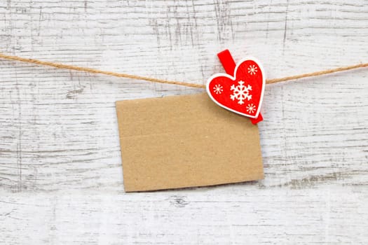 Colorful Heart Note Papers on wooden background