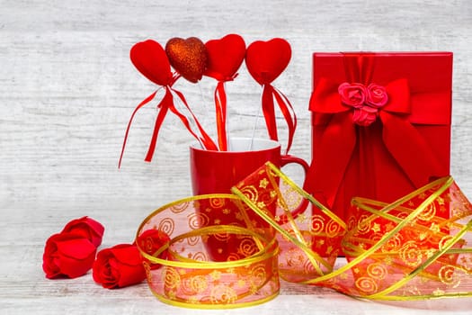 Love and Valentines day concept