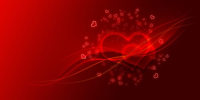 Valentine's day concept, graphic design