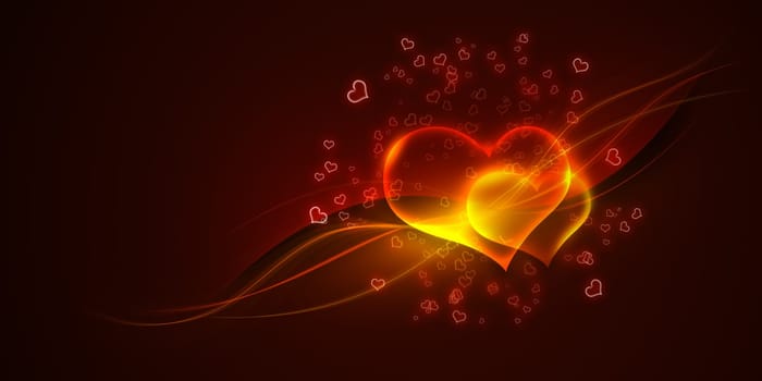 Valentine's day concept, graphic design