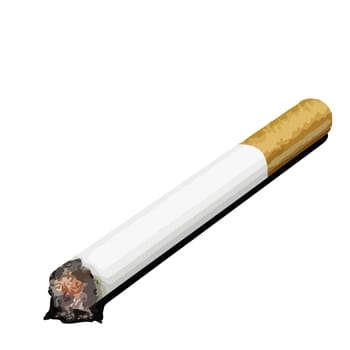 cigarrete unhealthy bad toxic tabacco nicotine illustration