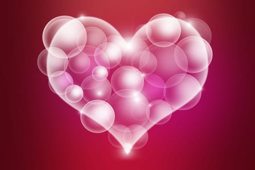Valentine's day concept, graphic design