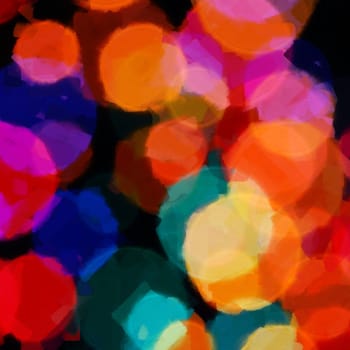 Textured circles abstract illustration colorful background pattern.