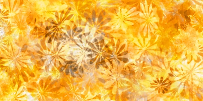Abstract background with flower and design elements