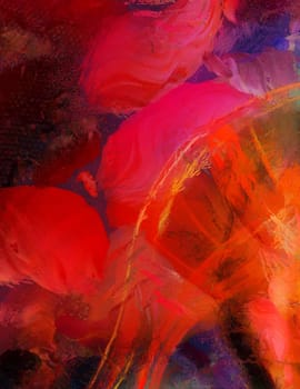 Vivid Abstract Pattern. 3D rendering