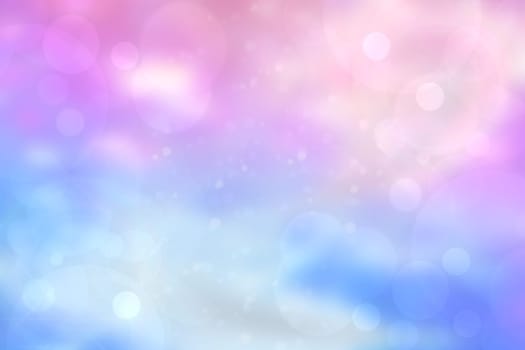 Abstract blurred vivid spring summer pastel bokeh background texture with bright soft color circles. Space for your text. Beautiful backdrop illustration.
