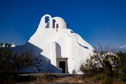 14th century Paraportiani Church on the island of Mykonos, Greece