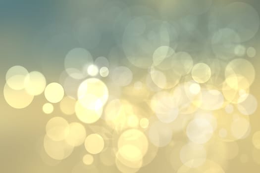 Abstract festive gold yellow bright bokeh background texture.