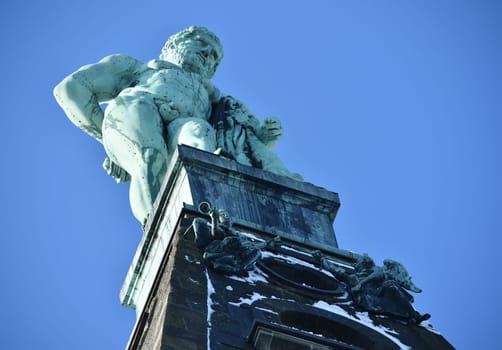 The Hercules in the Wilhelmshöhe mountain park. He has been declared a World Heritage Site!