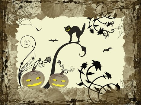Abstract halloween background