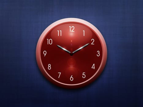 Modern shiny color wall clock