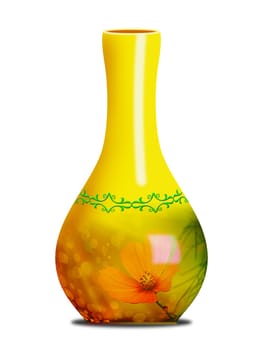 Painting flower vase