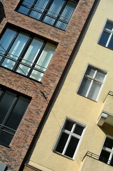 Facades in downtown Berlin