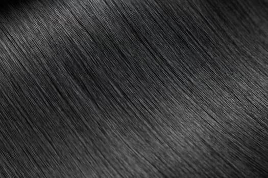 Closeup on luxurious straight glossy hair