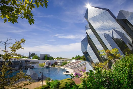 Futuroscope, or Parc du Futuroscope is a French amusement park that lets you experience sounds, images, and sensations with the world's most advanced film-projection techniques and largest 3D and 4D cinema screens. Either other attractions and shows, some of which are the only examples in the world..Photo taken on: Sept 21th, 2010