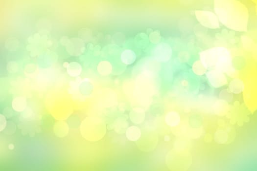 Abstract green illustration. Abstract light green yellow background texture.