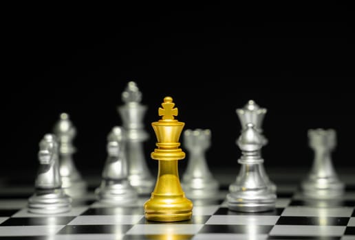 chess board game concept for competition and strategy