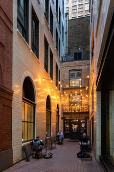 Chicago, IL, USA October 10, 2018 Famous and historic Miller's pub and restaurant in downtown of Chicago, 134 S. Wabash Avenue Chicago, IL 60603