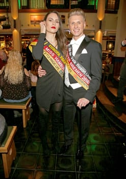 Adriaan van Veen ( Mr. Bremen and Miss Hamburg Pricilla Klein bei einem Event in Hamburg  .. couple of the year ?