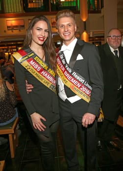 Adriaan van Veen ( Mr. Bremen and Miss Hamburg Pricilla Klein bei einem Event in Hamburg  .. couple of the year ?