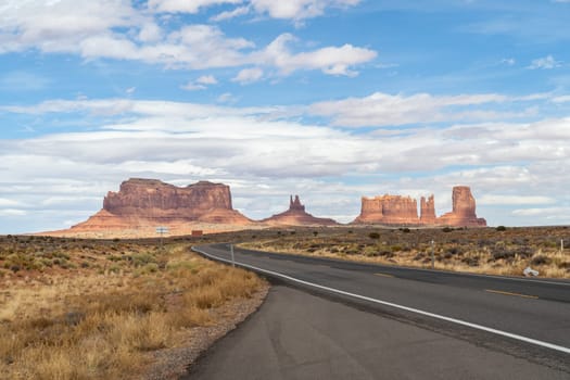 Monument Valley Navajo Tribal Park in Utah USA
