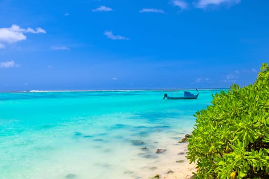 Boat in the ocean