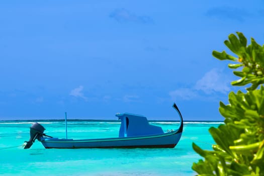 Boat in the ocean
