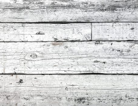 Wooden grunge urban texture. Abstract white surface and rough dirty wall background with empty template. Distress and grunge effect concept.