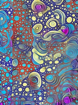 Abstract painting resembling cat silhouette
