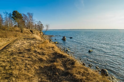 Estonian Baltic Sea coast, the tide