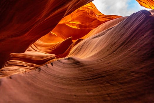 Lower Antelope Canyon in the Navajo Reservation near Page, Arizona USA