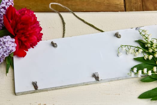 white chalkboard floral bouquet beautiful pentecost greeting.