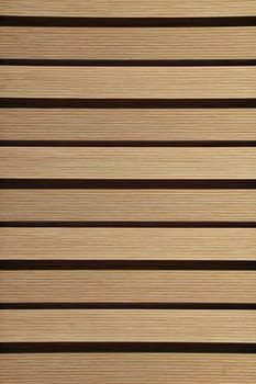 grey strips of jalousie in horizontal position on window. modern blinds in room