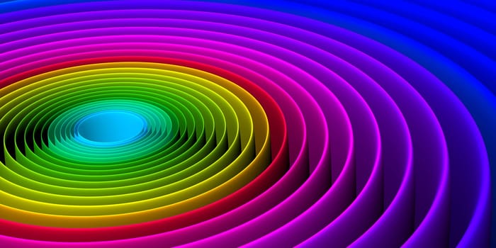 Colorful abstract spiral pattern background