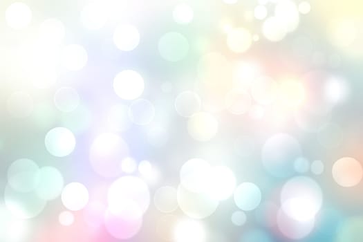 Abstract pastel vivid summer bokeh in soft color style background with free space for text. Beautiful texture.