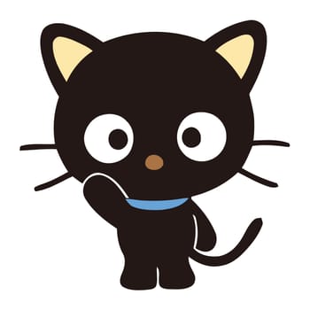 chococat  cartoon character funny  bye bye illustration