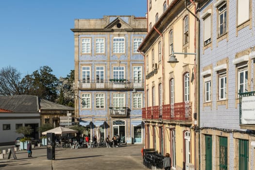 BRAGA, PORTUGAL - CIRCA FEBRUARY 2019: Historic part of Braga Portugal. The city was the European Youth Capital in 2012.