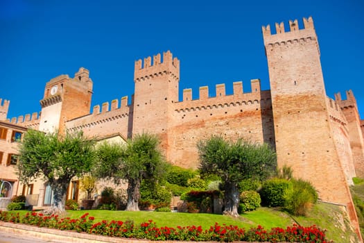 Gradara village fortified walls - Pesaro province - Marche - Italian landmark