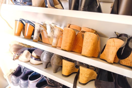shoe rack women heels shoes