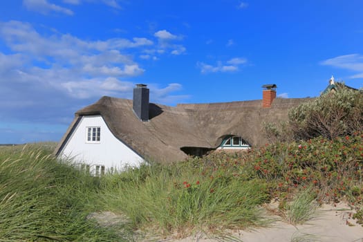 Reethaus on the Baltic Sea beach in Ahrenshoop