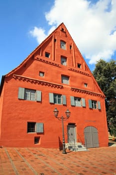 Donauwörth Germany - 08 19 2018: Donauwörth is a city Germany, with many historical attractions