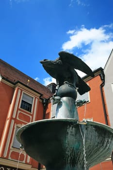 Donauwörth Germany - 08 19 2018: Donauwörth is a city Germany, with many historical attractions