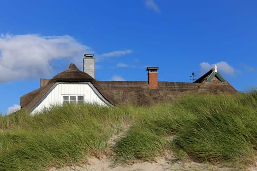 House behind the dune in Ahrenshoop
